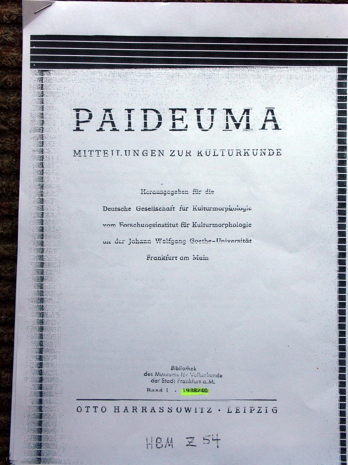 zz-zerr38,s.0 tupinamba-rassel im vkm frankfurt,otto zerries,1938